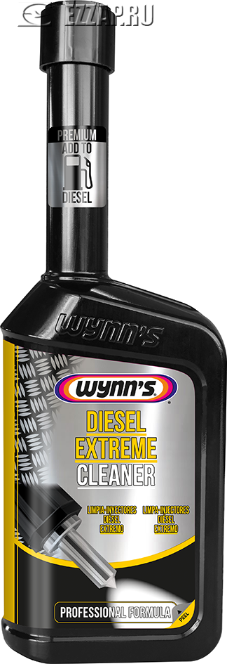 W12293 WYNNS Присадка в дизельное топливо для сильной очистки Wynns Diesel Clean 3, 500 мл.
