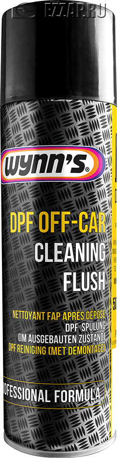 W28779 WYNNS Очиститель выпускной системы дизельных двигателей Wynns DPF OFF-CAR CLEANING FLUSH, 500 мл.