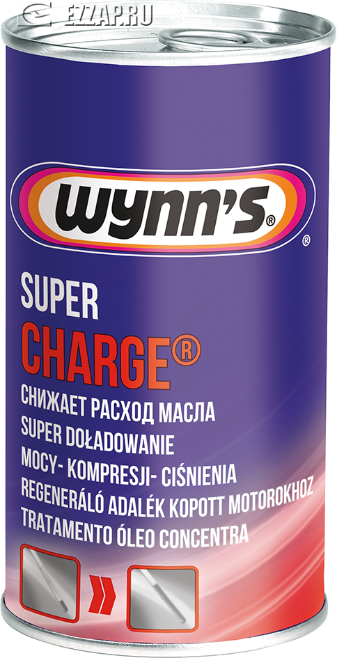 W51372 WYNNS Присадка для для изношенных двигателей Wynns Super Charge, 325 мл.